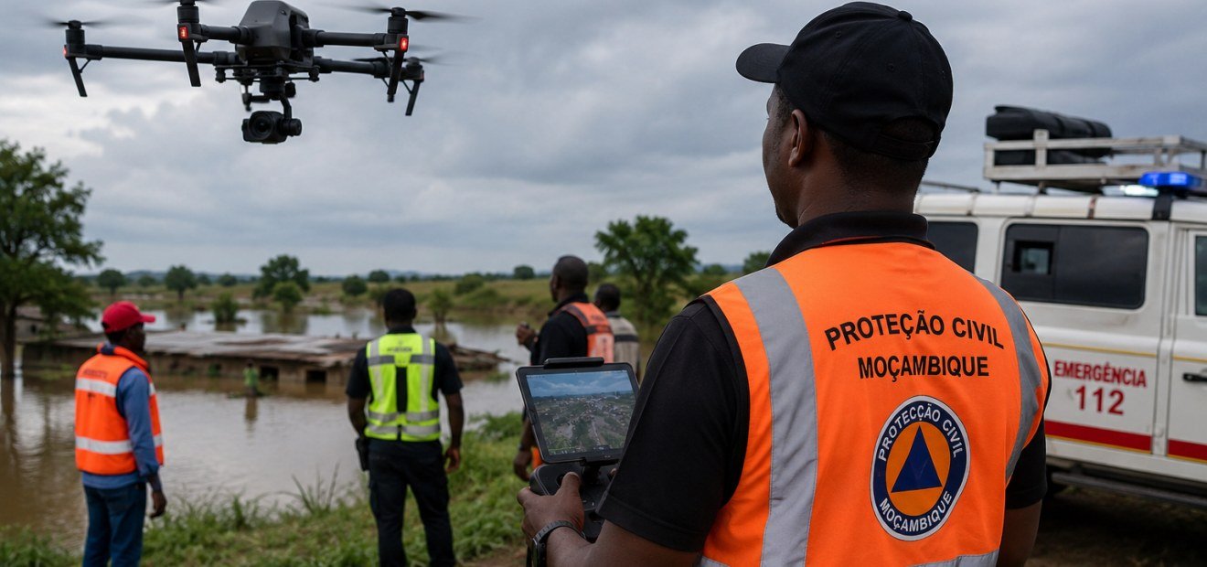 Moçambique aposta em drones para reforçar resposta às calamidades naturais